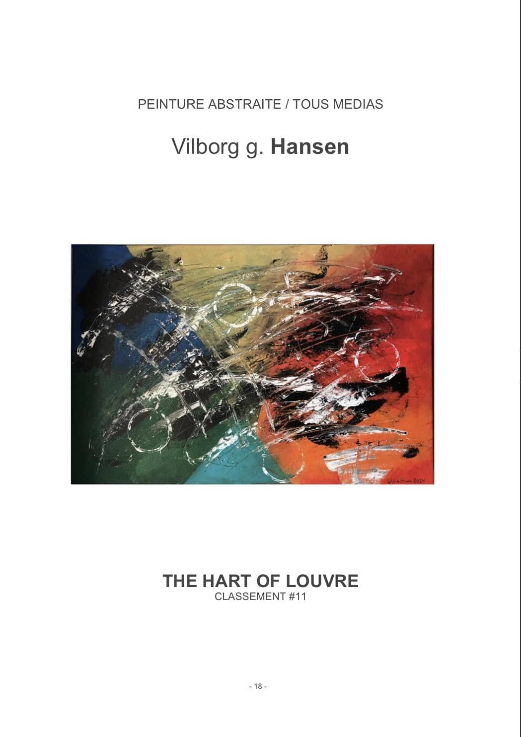 The Hart of Louvre 50x70cm - Awarded painting