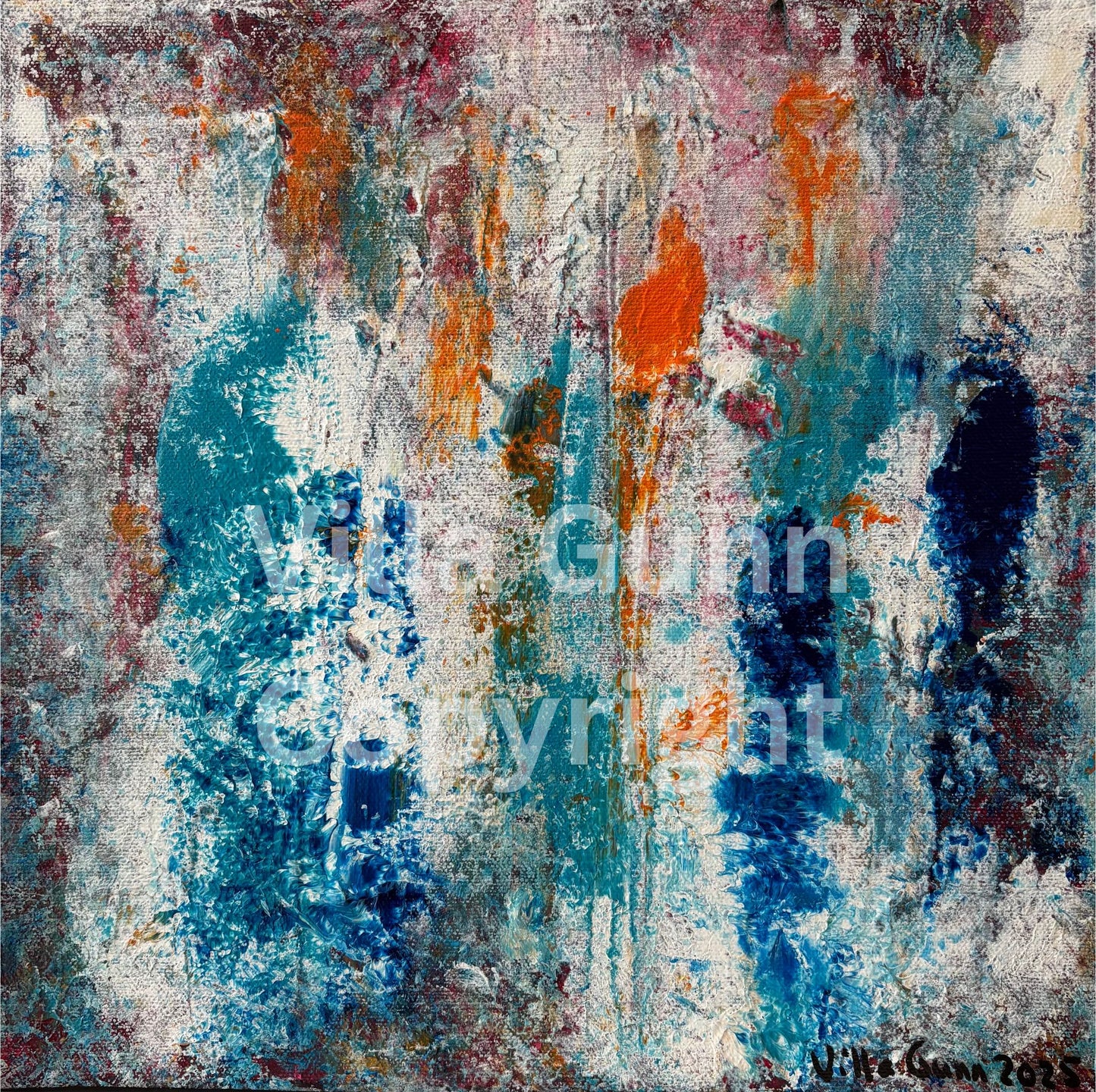 Orange Leaders 30x30cm